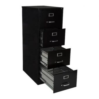 Muebles Dico Archivero 4 gavetas igor metal negro oferta