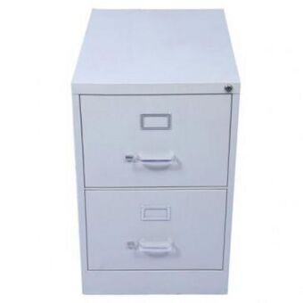 Muebles Dico Archivero 2 gavetas igor metal gris oferta