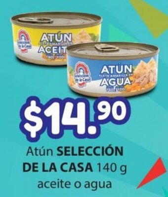 Atún Selección de La Casa Aceite o agua 140g