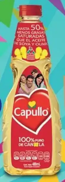 Aceite Capullo Canola 840ml