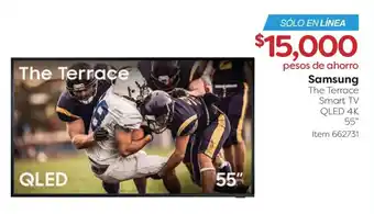 Costco Samsung The Terrace Smart Tv QLED 4K 55" oferta