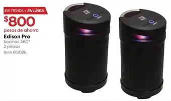 Costco Edison Pro Bocinas 360° 2 piezas oferta