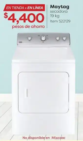 Costco Maytag Secadora 19kg oferta