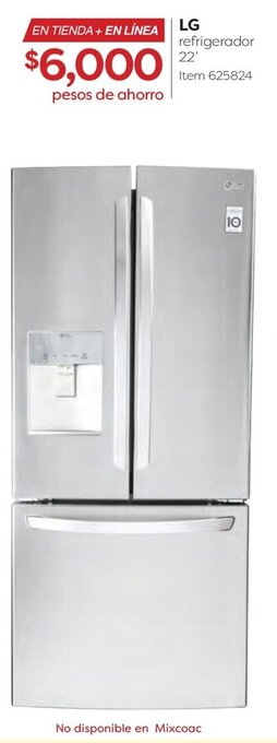 Costco LG Refrigerador 22' oferta