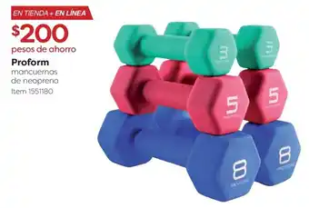 Proform Mancuernas de Neopreno