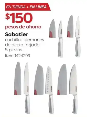 Costco Sabatier Cuchillos Alemanes de Acero Forjado 5 piezas oferta
