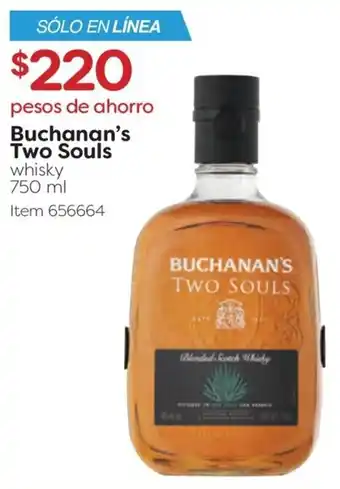 Buchanan's Two Souls Whisky 750ml