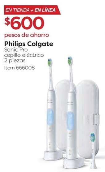 Costco Philips Colgate Sonic Pro Cepillo Eléctrico 2 piezas oferta