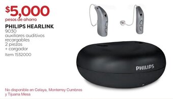Costco Philips Hearlink 9030 Auxiliares Auditivos Recargables 2 piezas oferta