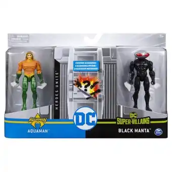 Juguetrón Spin master dc universe heroes unite set aquaman black manta 6056336 oferta