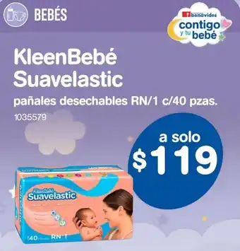 Farmacias Benavides KleenBebé Suavelastic oferta