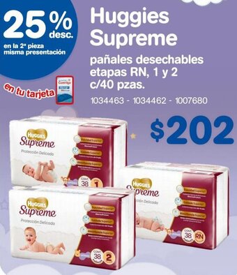 Farmacias Benavides Huggies Supreme oferta