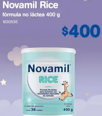 Farmacias Benavides Novamil Rice 400g oferta