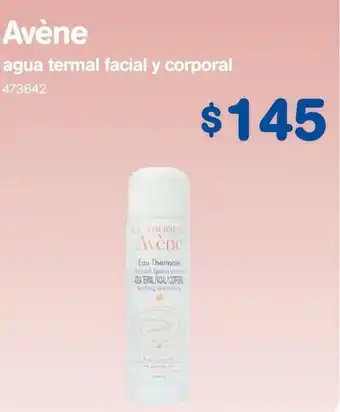 Farmacias Benavides Avène Agua Termal Facial Y Corporal oferta