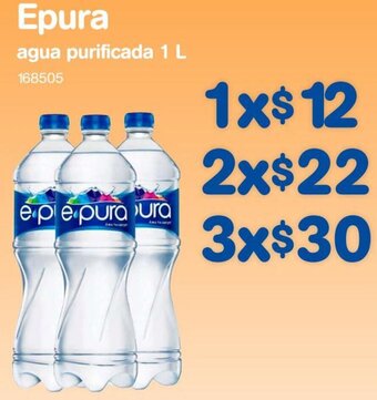 Farmacias Benavides Epura Agua Purificada 1L oferta