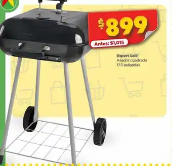 Bodega Aurrerá Asador cuadrado 17.5 pulgadas expert grill oferta