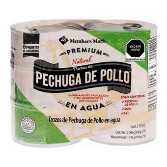 Sam's Club Pechuga de pollo member's mark 6 pzas de 340 g c/u oferta