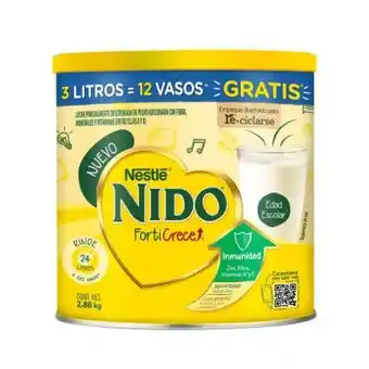 Sam's Club Leche en polvo nido forticrece 2.88 kg oferta