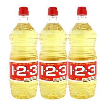 Sam's Club Aceite vegetal 1-2-3 3 pzas de 1 l oferta