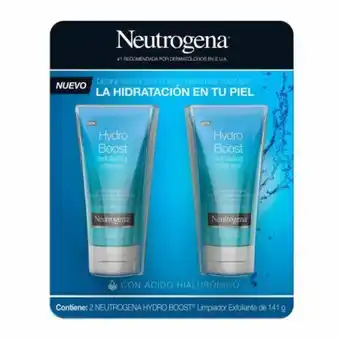 Limpiador exfoliante neutrogena 2 pzas de 141 gr c/u