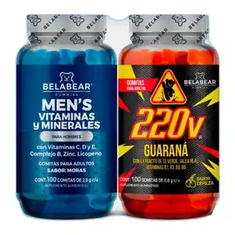 Sam's Club Suplemento alimenticio belabear solanum men's + 220v 200 gomitas oferta