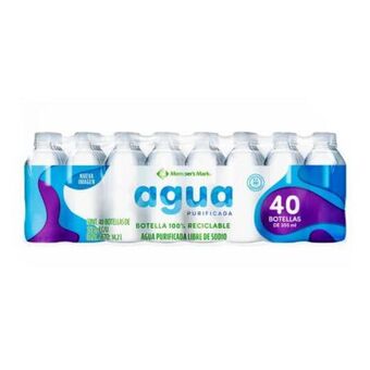 Sam's Club Agua member's mark 40 piezas de 355 ml c/u oferta