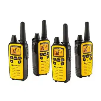Radio de 2 vías midland xl42vp5 con 4 pzas
