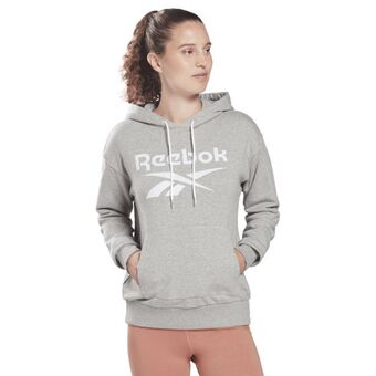 Sudadera reebok fitness identity logo french terry mujer