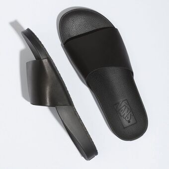 Vans Sandalias decon slide (leather) black cl3a oferta