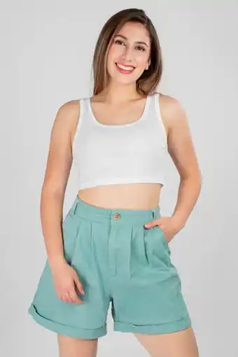 Santory Short con pinzas oferta