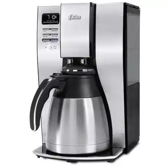 Cafetera programable oster gourmet acero inoxidable