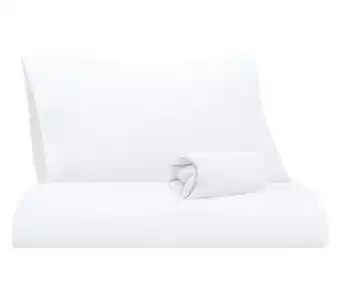 Juego de sábanas queen size polux blanco