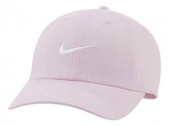 Nike dj6220 695 regal pink/white/(white) u nsw h86 swoosh denim cap unica