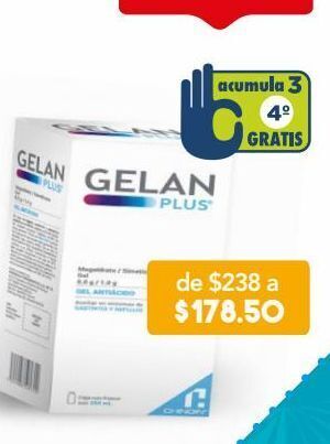 Farmacia San Pablo Gelan gel antiácido 250 ml gel frasco magaldrato 8 ml oferta