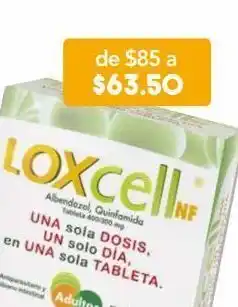 Farmacia San Pablo Loxcell nf 1 tableta frasco albendazol 400 mg oferta