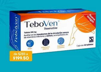 Farmacia San Pablo Teboven 40 tableta caja troxerutina 300 mg oferta