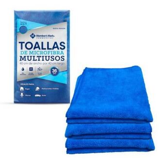 Toallas de microfibra member's mark 36 pzas