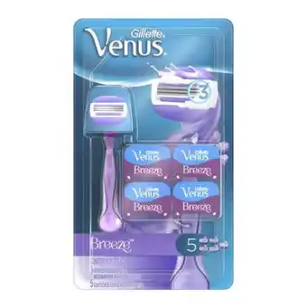 Sam's Club Afeitadora gillette venus brezee + 5 cartuchos de repuesto oferta