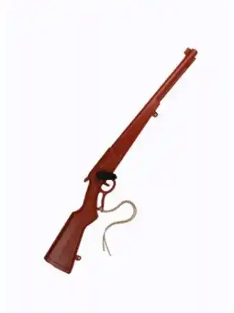 Rifle plastico -cafe
