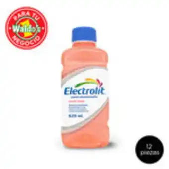 Waldos Mayoreo electrolit suero guayaba, 12 piezas de 625ml c/u. oferta