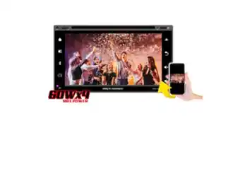 Autoestereo atomic audio con pantalla rks-1900