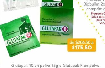 Farmacia San Pablo Glutapak r suplemento alimenticio en polvo oferta
