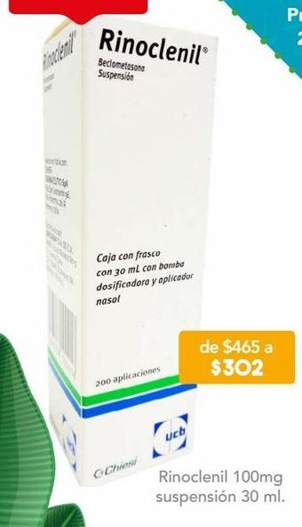Farmacia San Pablo Rinoclenil nasal 200 aplicaciones 30 ml suspensión frasco dosificador oferta