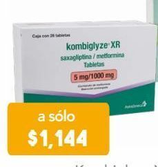 Kombiglyze xr 28 tableta caja