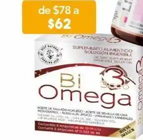 Farmacia San Pablo Bi omega 3 3000 suplemento alimenticio solución ingerible oferta