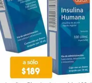 Farmacia San Pablo Insulina humana recombinante 100 ui , oferta