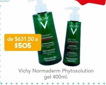 Farmacia San Pablo Vichy normaderm phytosolution gel limpiador purificante intenso 400 ml oferta