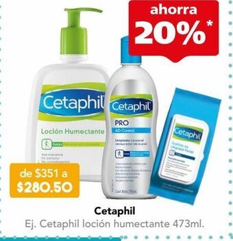 Farmacia San Pablo Cetaphil loción humectante para piel seca y sensible 473 ml oferta