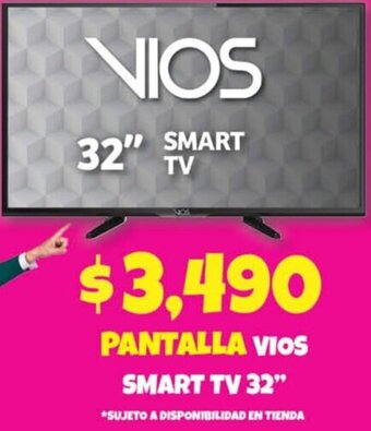 Soriana Mercado Vios Smart TV 32" oferta