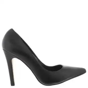 Zapatilla de tacon de vestir en piel